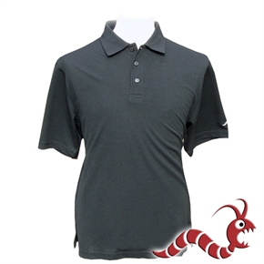 Woodworm Golf Plain Polo Shirt BLACK
