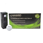 16 Forgan Golf Titanium Golf Balls PERSONALISED