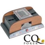 CQ Wooden Effect Automatic Card Shuffler