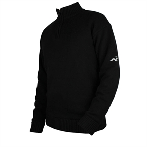Woodworm Golf Lined Wool Half Zip Sweater