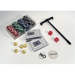 CQ Poker 6-in-1 At Home Casino Set